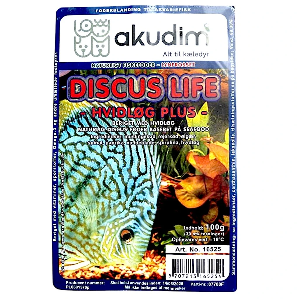 Frostfoder AK Discus LIFE hvidløg 100 g